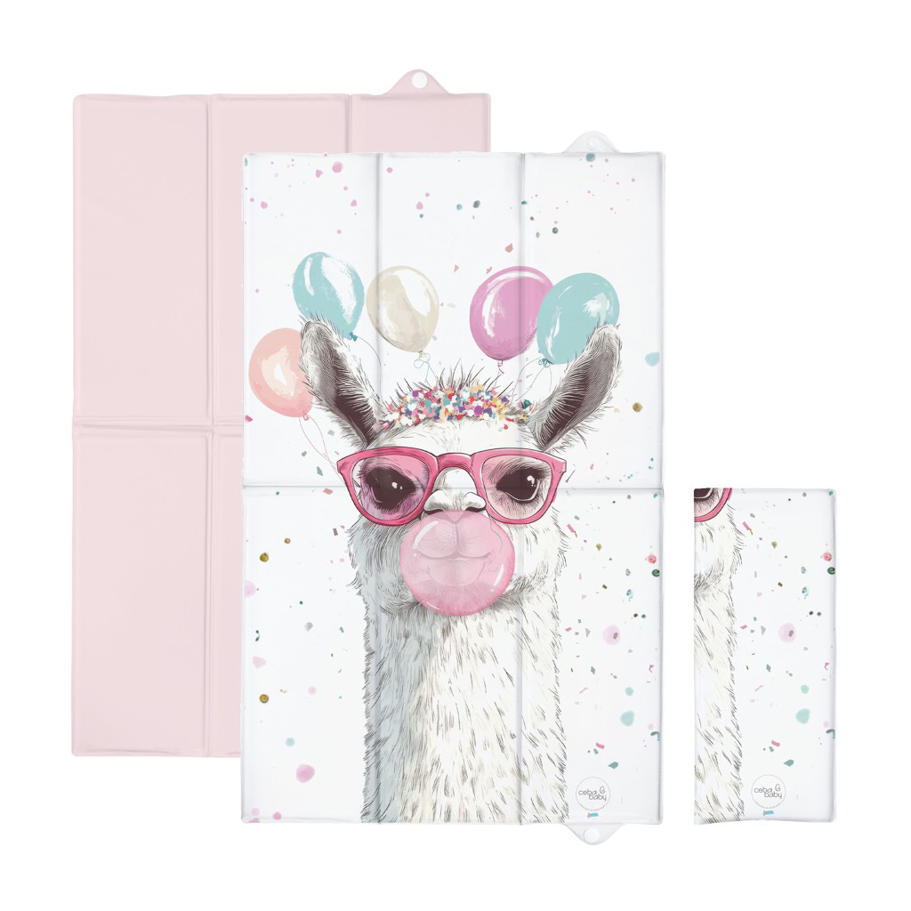 CEBA BABY Podložka přebalovací cestovní (80x50) Basic Crazy Lama